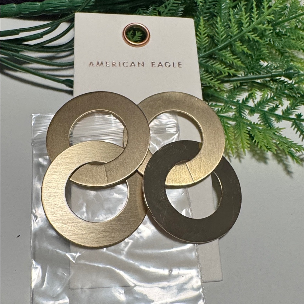 American Eagle Outfitters Hoop Earrings (BR555) - Picture 2 of 5